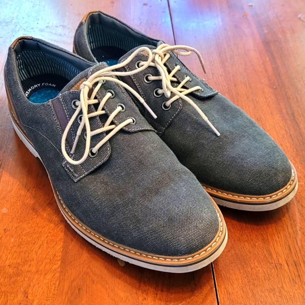 Nunn Bush® Barklay Men's Canvas Oxford Shoes men's size 10M